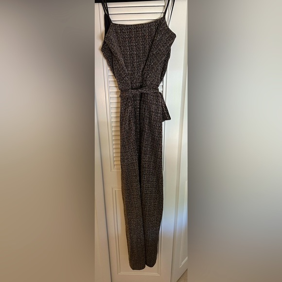 Jennifer Lopez-Women’s Wide Leg Metallic Jumpsuit-SIZE XLARGE-**WORN ONCE** - Picture 2 of 9